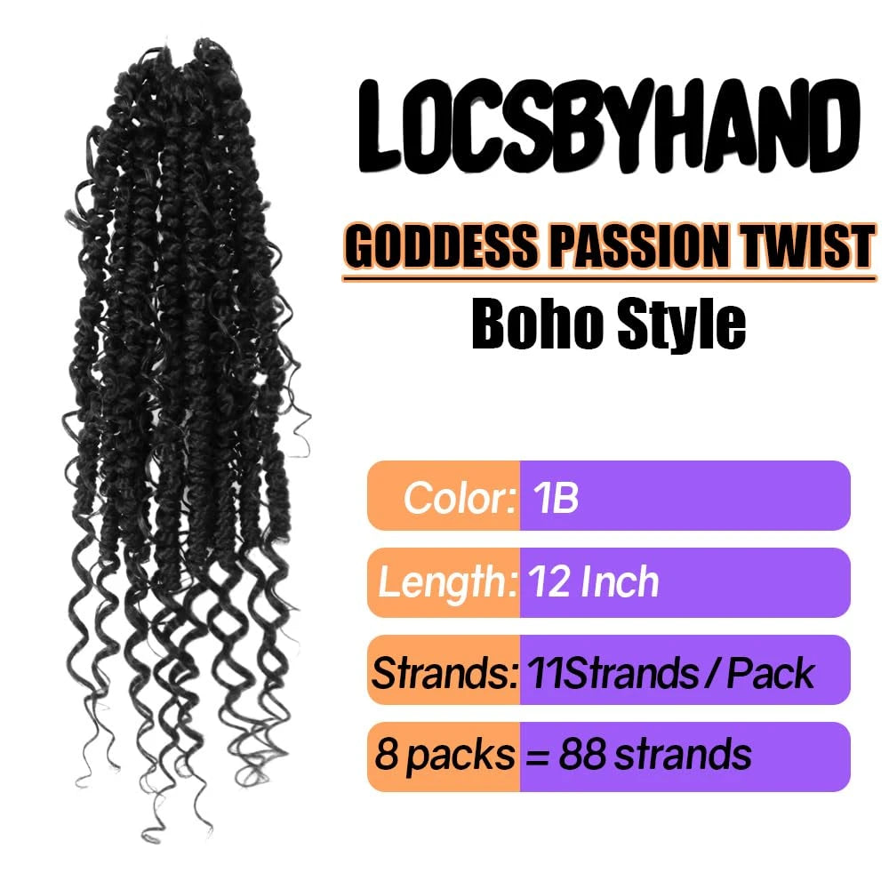Boho Passion Twist Crochet Hair