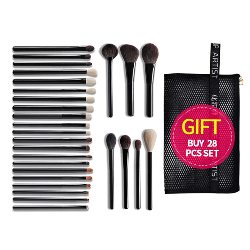 OVW Makeup brushes set professional Goat Hair Makeup Brushes Set Eye Shadow Blending Eyeliner Eyelash Eyebrow Brush For Makeup