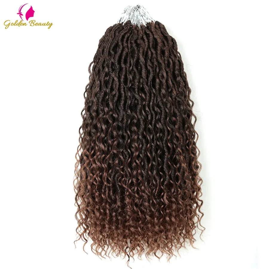 Goddess Locs Synthetic Crochet Hair river locs crochet hair  Locks Crochet hair faux locs fulcrum 14inch 18inch Beauty