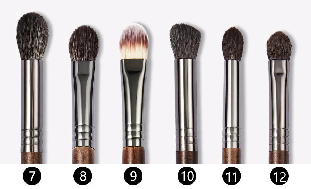 OVW Makeup brushes set professional Goat Hair Makeup Brushes Set Eye Shadow Blending Eyeliner Eyelash Eyebrow Brush For Makeup