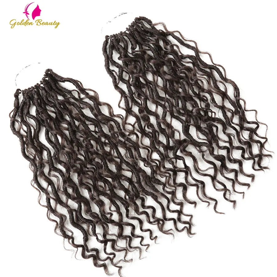 Goddess Locs Synthetic Crochet Hair river locs crochet hair  Locks Crochet hair faux locs fulcrum 14inch 18inch Beauty
