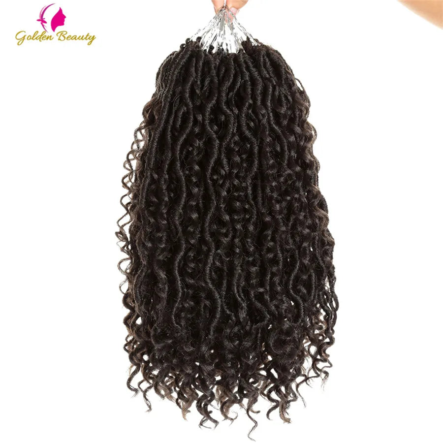 Goddess Locs Synthetic Crochet Hair river locs crochet hair  Locks Crochet hair faux locs fulcrum 14inch 18inch Beauty