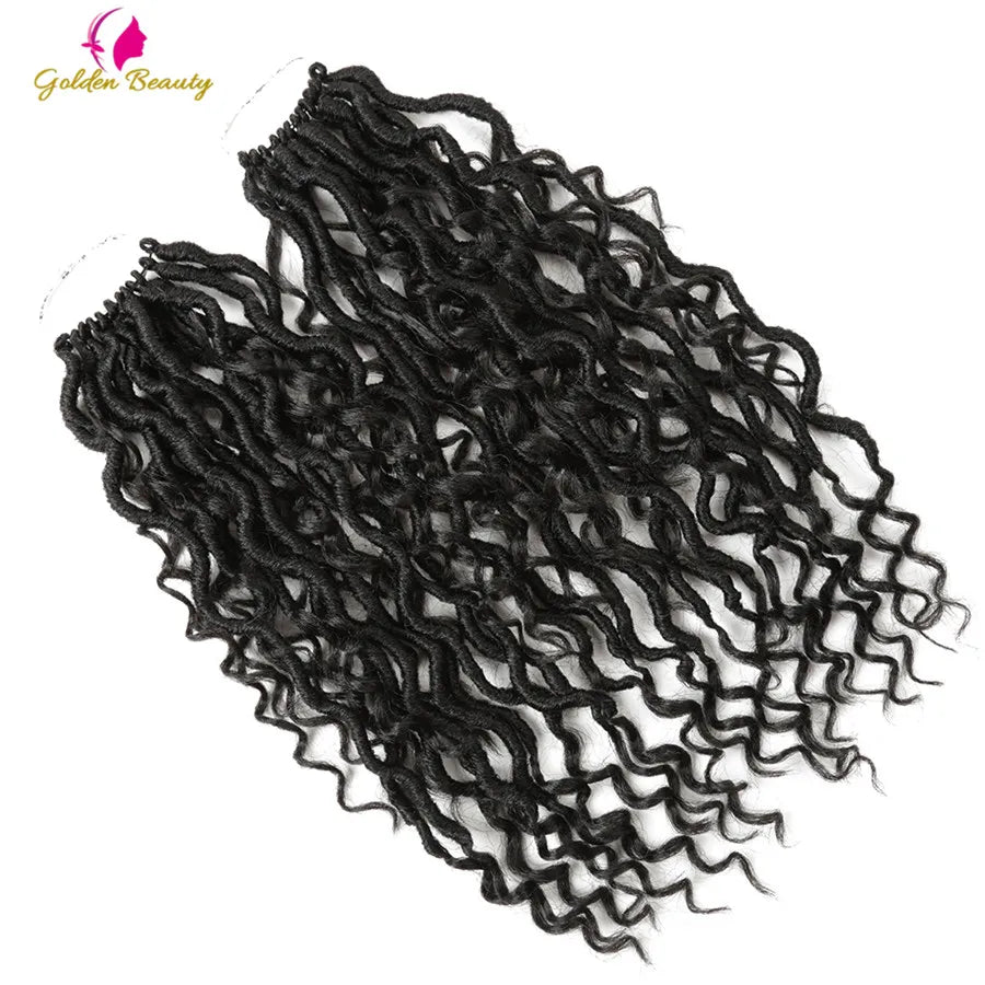 Goddess Locs Synthetic Crochet Hair river locs crochet hair  Locks Crochet hair faux locs fulcrum 14inch 18inch Beauty