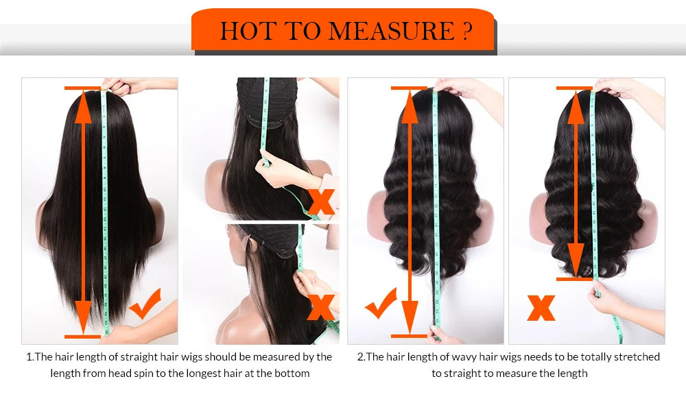 Wear And Go 13×4/13×6 HD Lace Frontal Wigs With Transparent Lace 450 Density Kinky Curly 360 Glueless Wigs Human Hair For Women