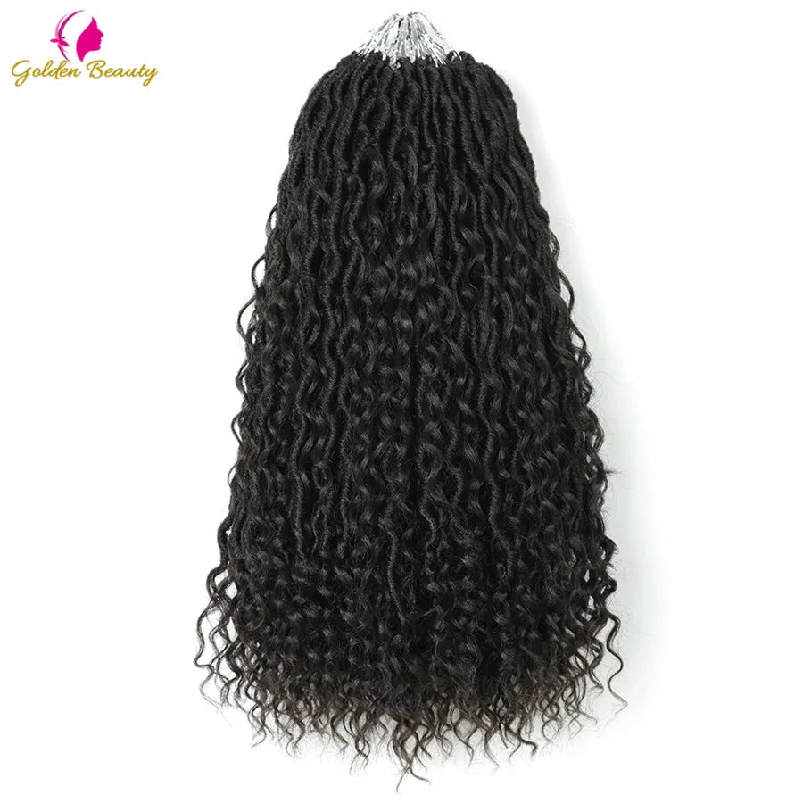 Goddess Locs Synthetic Crochet Hair river locs crochet hair  Locks Crochet hair faux locs fulcrum 14inch 18inch Beauty