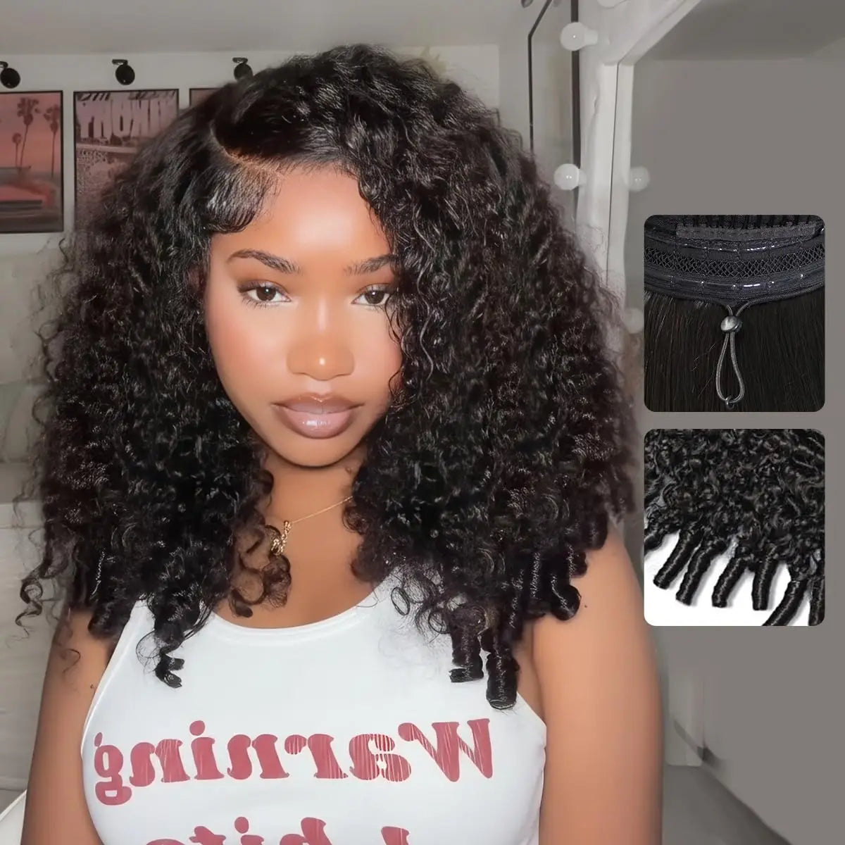 Factory Wholesale Pre-Plucked Loose Deep Wave HD Transparent Lace Front Wigs Wear and Go Glueless Human Hair Wigs With Baby Hair