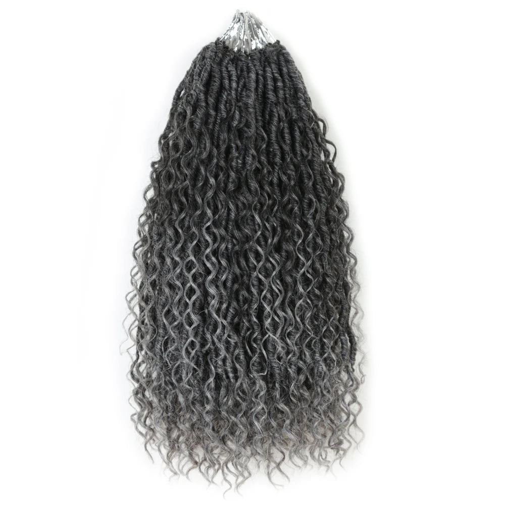 Goddess Locs Synthetic Crochet Hair river locs crochet hair  Locks Crochet hair faux locs fulcrum 14inch 18inch Beauty