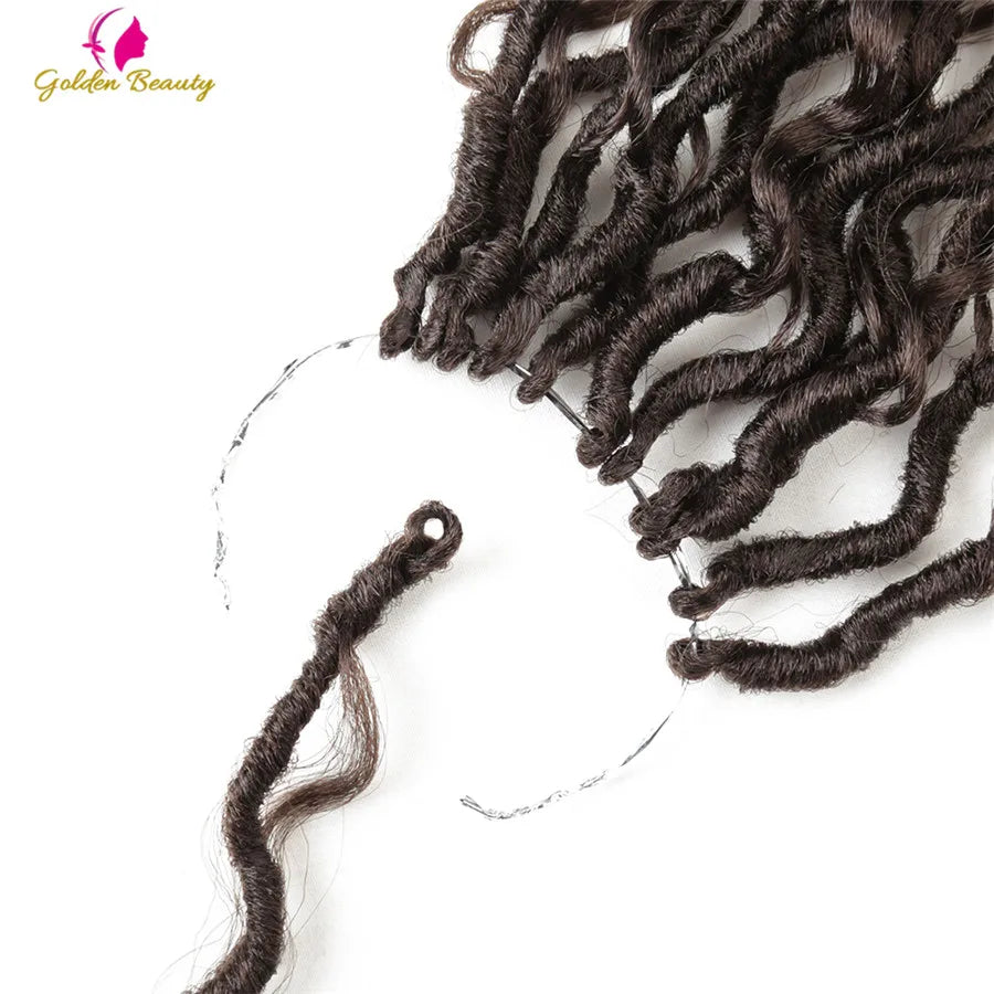 Goddess Locs Synthetic Crochet Hair river locs crochet hair  Locks Crochet hair faux locs fulcrum 14inch 18inch Beauty
