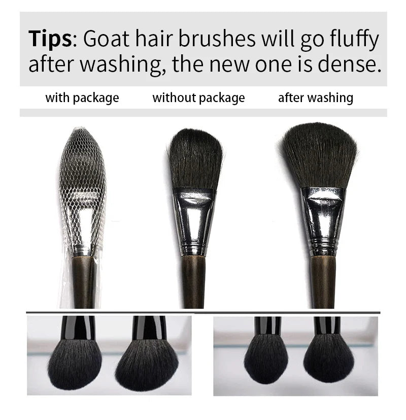 OVW Makeup brushes set professional Goat Hair Makeup Brushes Set Eye Shadow Blending Eyeliner Eyelash Eyebrow Brush For Makeup