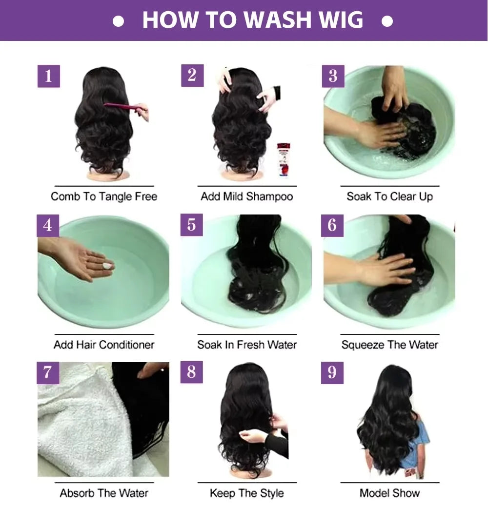 Factory Wholesale Pre-Plucked Loose Deep Wave HD Transparent Lace Front Wigs Wear and Go Glueless Human Hair Wigs With Baby Hair