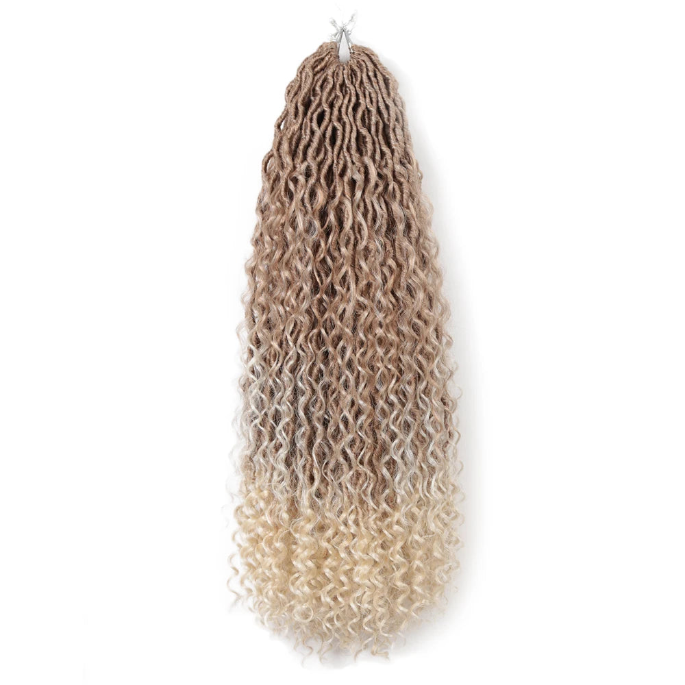 Goddess Locs Synthetic Crochet Hair river locs crochet hair  Locks Crochet hair faux locs fulcrum 14inch 18inch Beauty