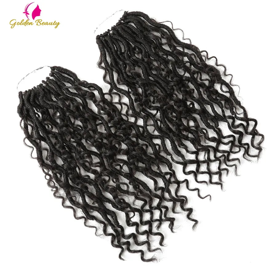 Goddess Locs Synthetic Crochet Hair river locs crochet hair  Locks Crochet hair faux locs fulcrum 14inch 18inch Beauty