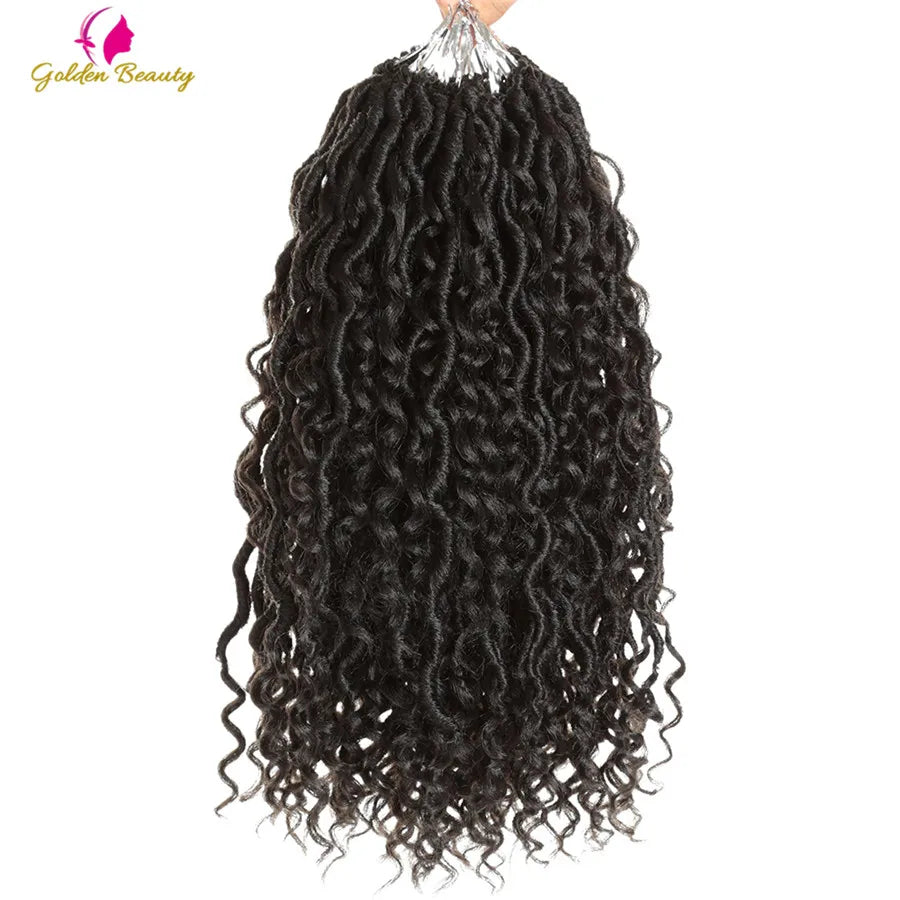 Goddess Locs Synthetic Crochet Hair river locs crochet hair  Locks Crochet hair faux locs fulcrum 14inch 18inch Beauty