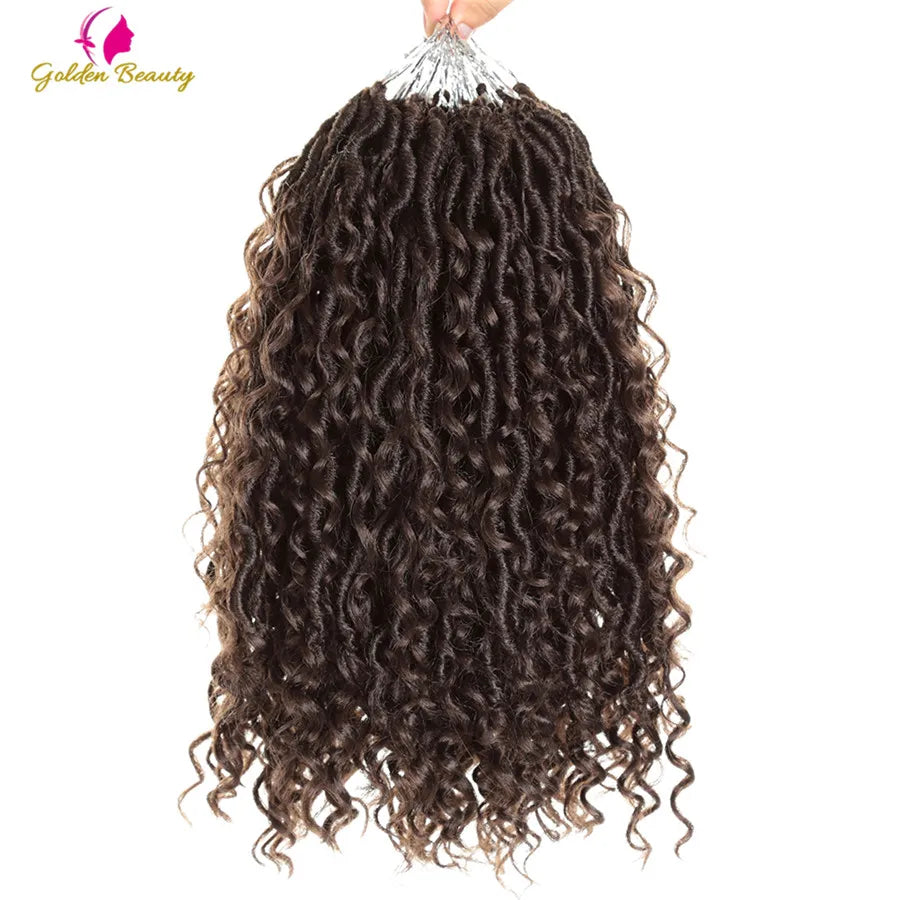 Goddess Locs Synthetic Crochet Hair river locs crochet hair  Locks Crochet hair faux locs fulcrum 14inch 18inch Beauty