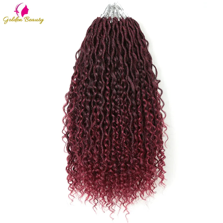 Goddess Locs Synthetic Crochet Hair river locs crochet hair  Locks Crochet hair faux locs fulcrum 14inch 18inch Beauty