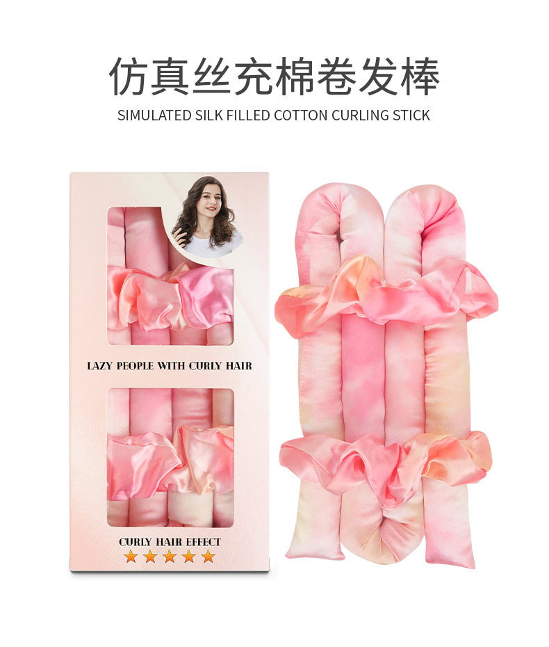 No heat curly hair artifact sleep does not hurt the lazy sleep styling sponge curling iron long hair curling artifact