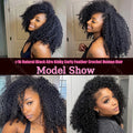12A Honey Blonde Reusable Small Spirals Curly Crochet Hair For Braid #27 Afro Kinky Curly Feather Crochet Human Hair Extensions