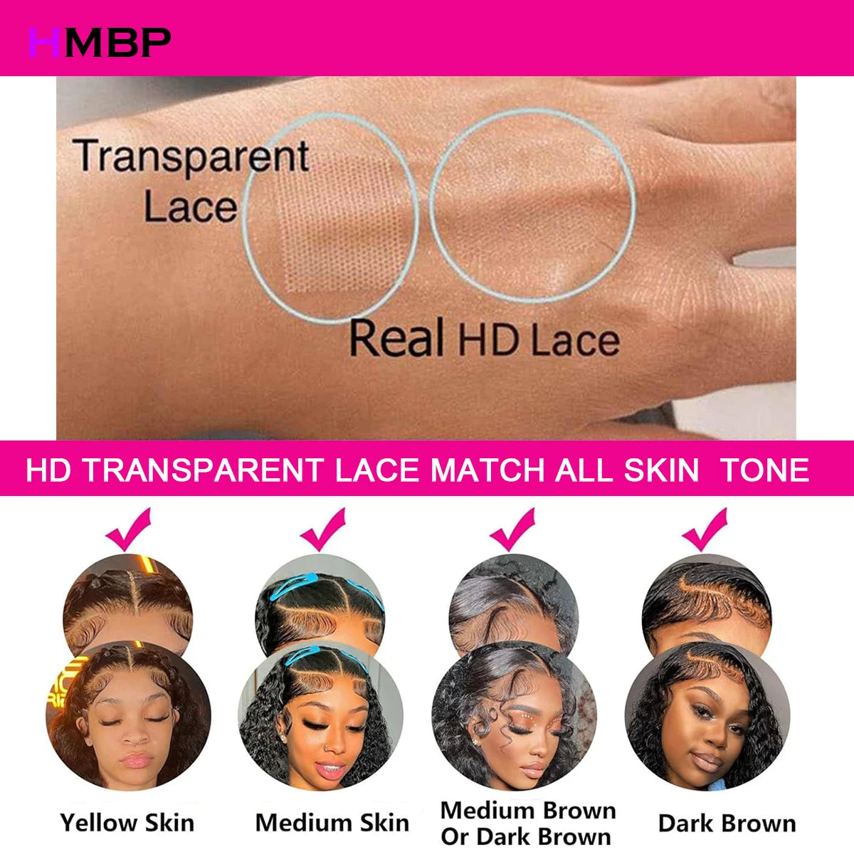 Glueless Lace Wig Human Hair Wear And Go Highlight Bouncy Curly Human Hair Lace Frontal Wig P4/613 Colour 13×4 HD Lace Front Wig