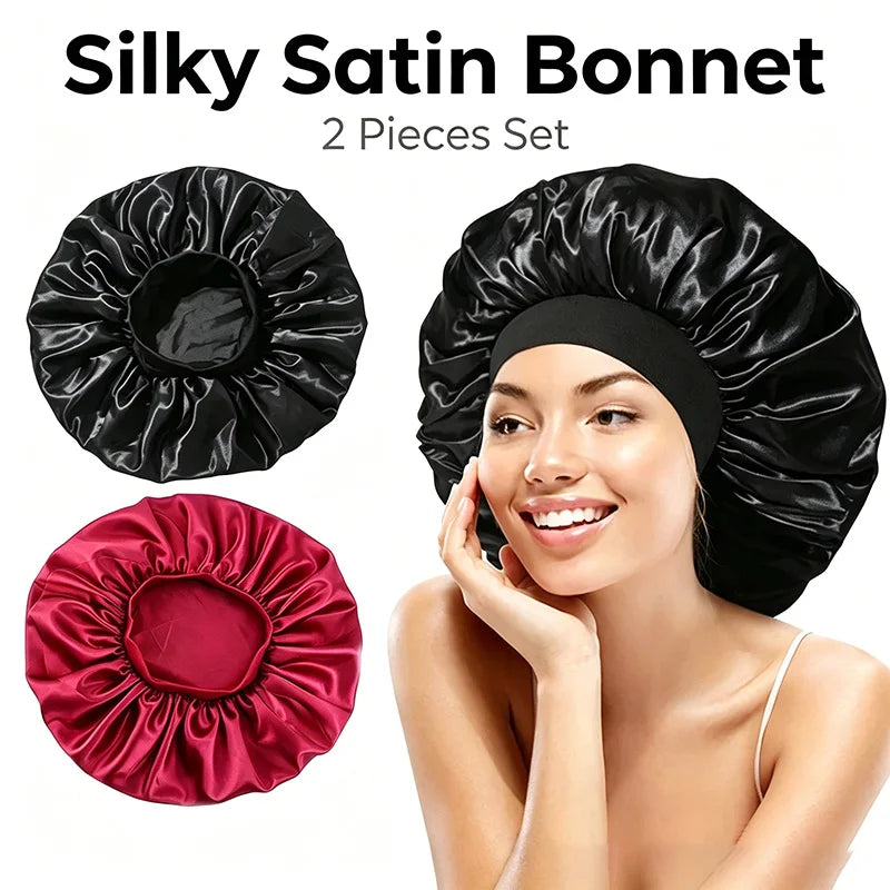 Silk Hat Satin Hat Bonnets for Women Hair Bonnet for Sleeping Hair Night To Sleep Bonnets Silk YM01