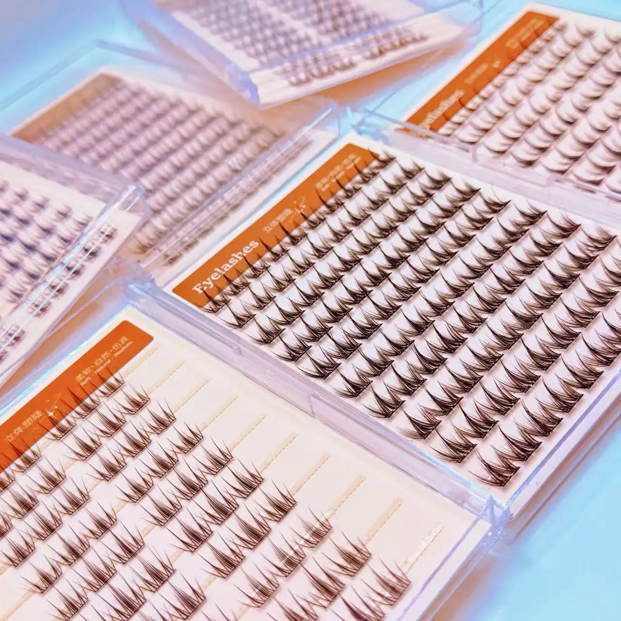 Beginner Friendly 10 Rows Glue-free Lash Cluster False Eyelashes for Parties and Photos