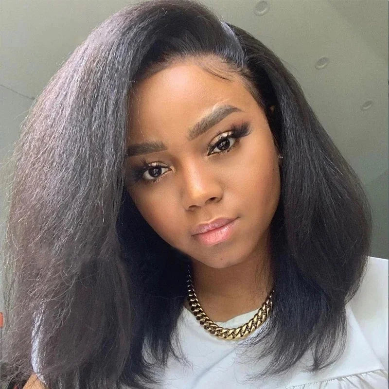 Luxurious Kinky Straight Lace Wig