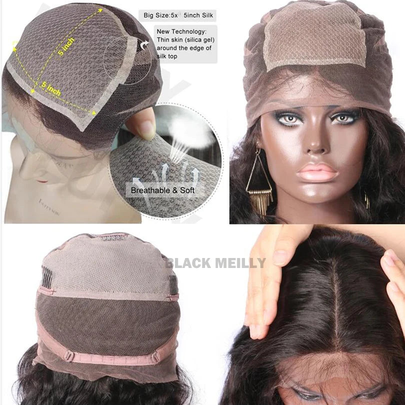 Silk Base Full Lace Wigs with Baby Hair Brazilian Sassy Curly Silk Top Full Lace Human Hair Wigs 16inch 180 Density For Women