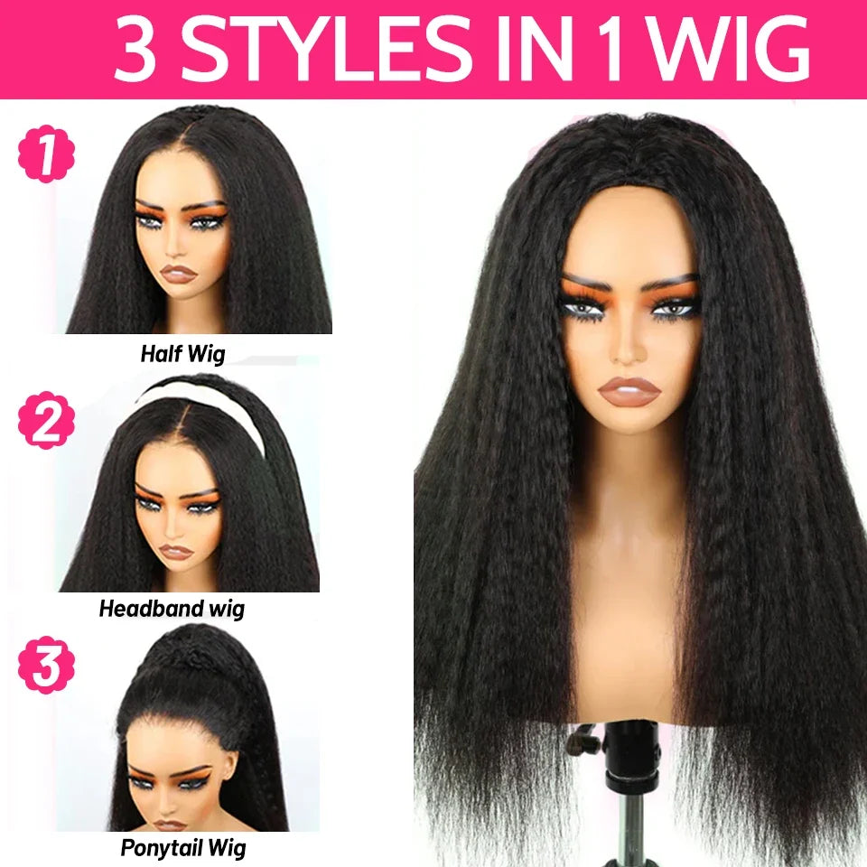 Kinky Straight Easy Wear Wig
