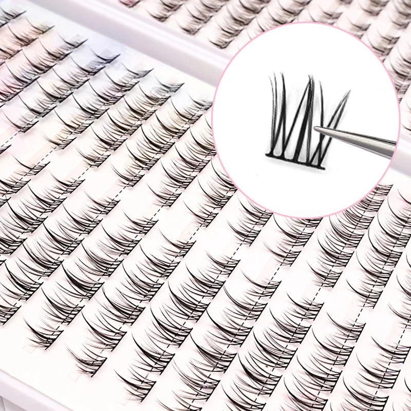 Large Capacity 384 pcs  False Eyelashes Extension Lash Cluster For Beauty