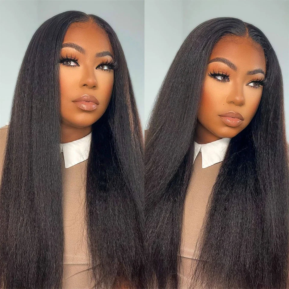 Kinky Straight Half Wig Magic