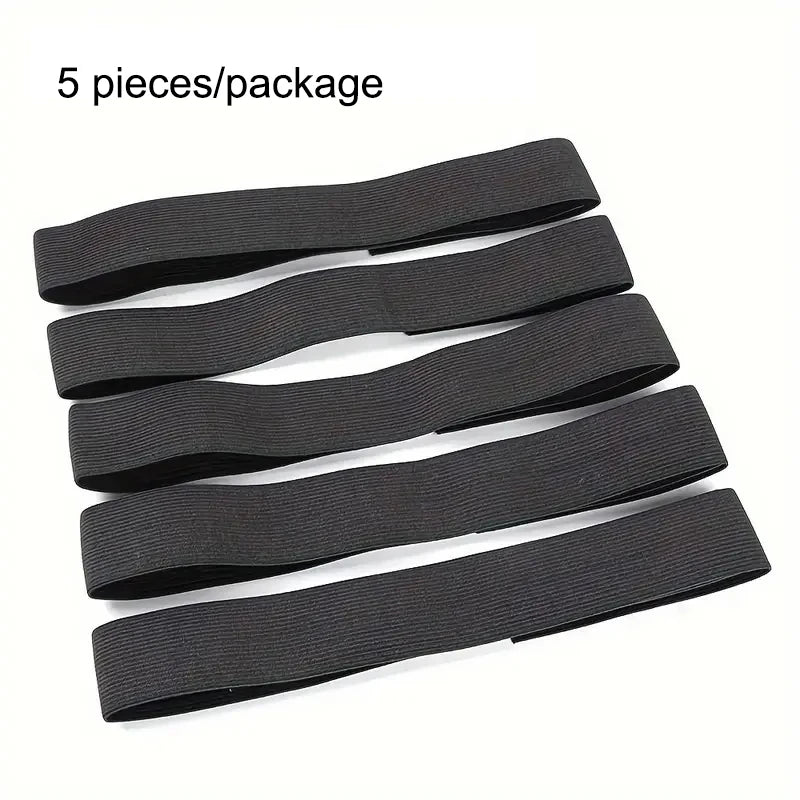 5 Pieces Per Package Elastic Headband Wigs Grip Band Lace Melting Band Adjustable Fixed Wig Wrap Band