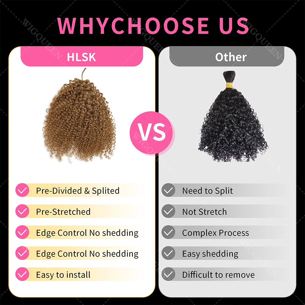 12A Honey Blonde Reusable Small Spirals Curly Crochet Hair For Braid #27 Afro Kinky Curly Feather Crochet Human Hair Extensions