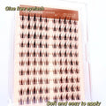 Beginner Friendly 10 Rows Glue-free Lash Cluster False Eyelashes for Parties and Photos