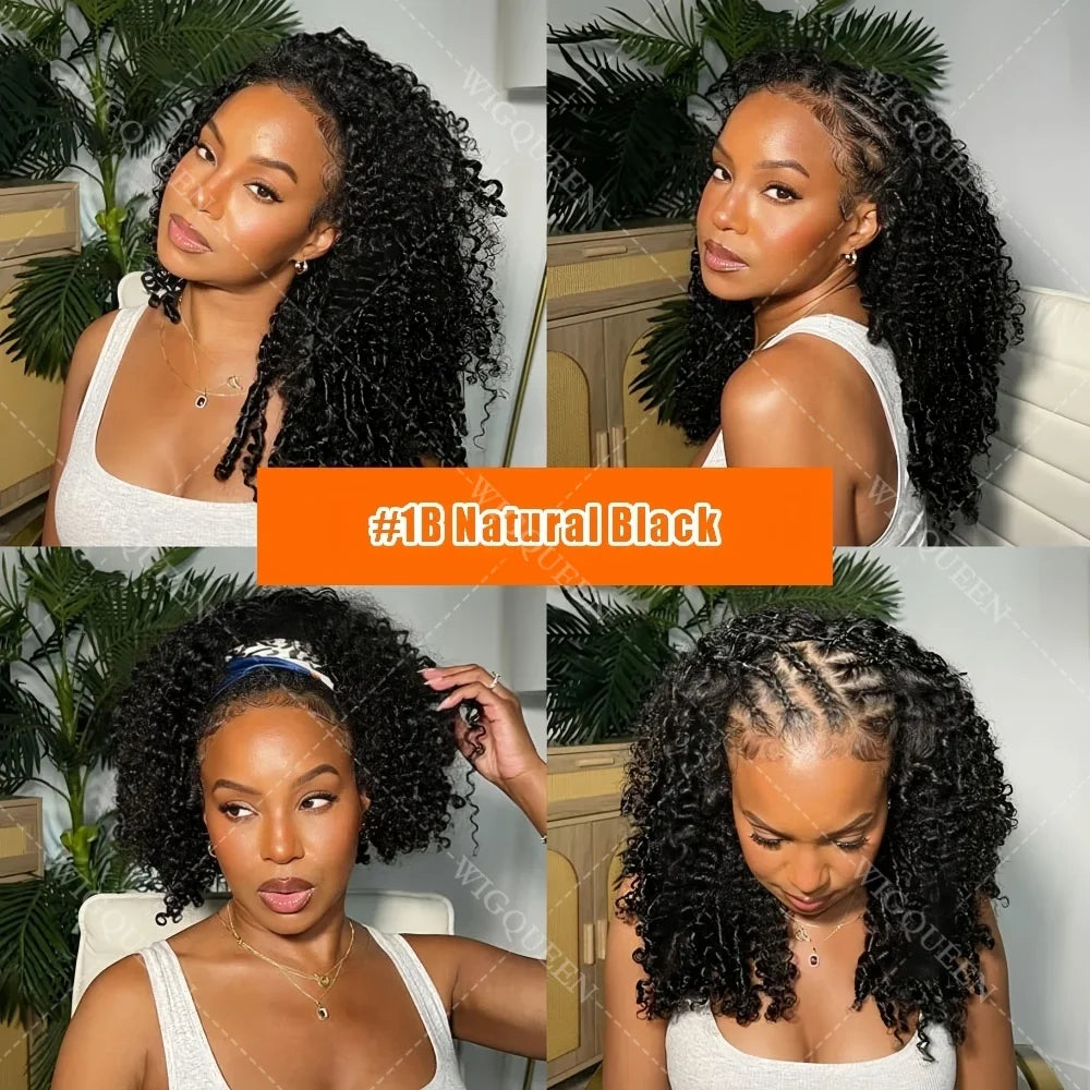12A Honey Blonde Reusable Small Spirals Curly Crochet Hair For Braid #27 Afro Kinky Curly Feather Crochet Human Hair Extensions