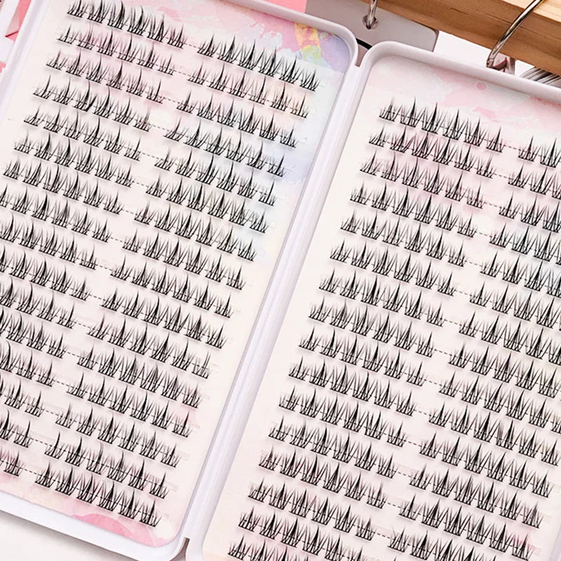 Large Capacity 384 pcs  False Eyelashes Extension Lash Cluster For Beauty