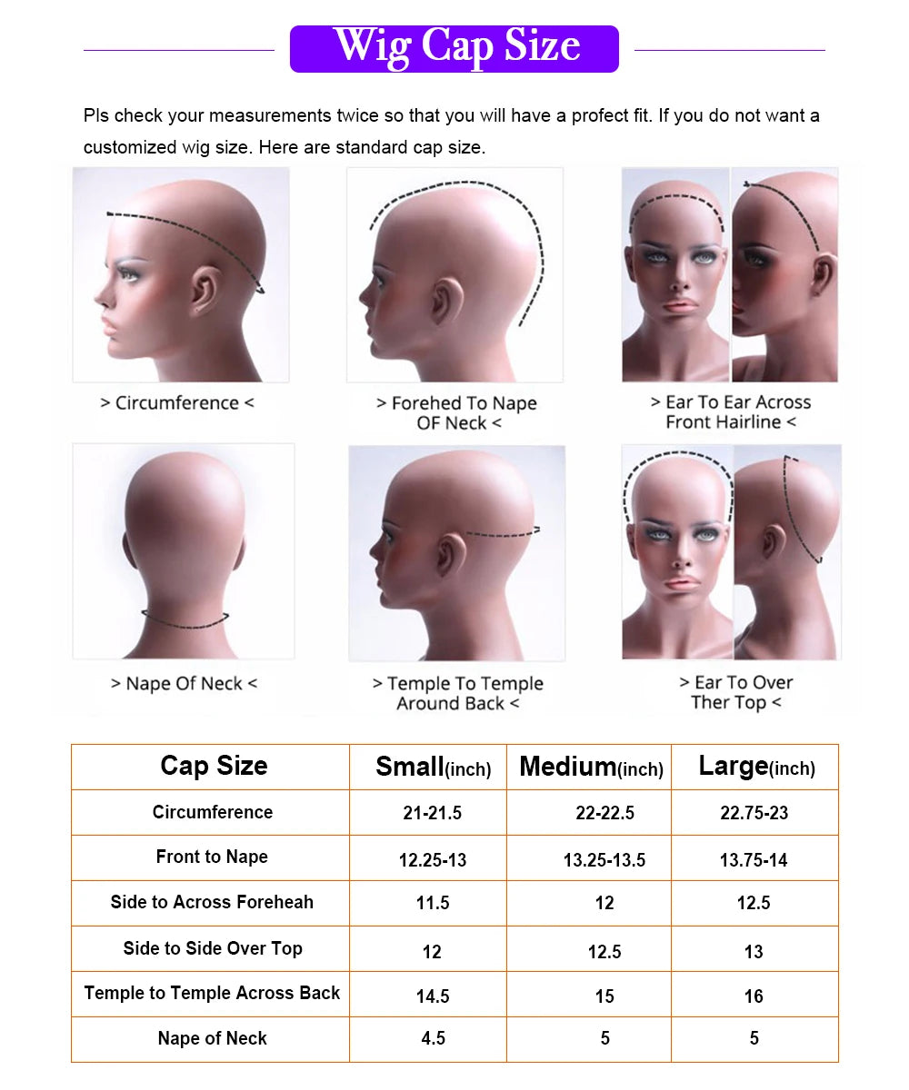 Highlight Glueless Wig Human Hair Kinky Curly 10-18 Inch 400 Density 13x6 HD Transparent Lace Frontal Wig Human Hair Wear And Go