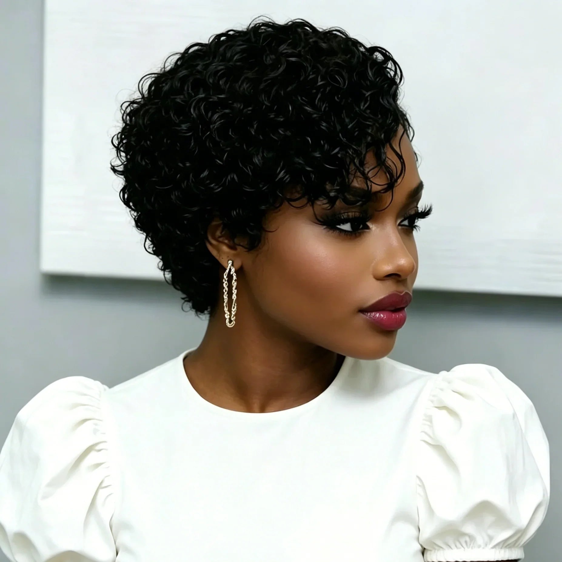 Stylish Kinky Curly Wig