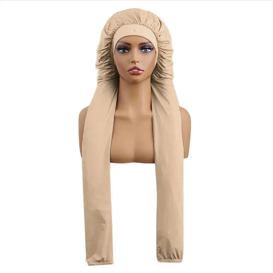 Long Hair Bonnets for Sleeping 2 in 1 Long Hair & Bonnet for Women&Soft Breathable and Smoothy&Bonnet for Braids