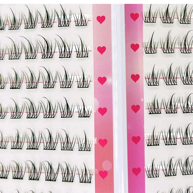 Large Capacity 384 pcs  False Eyelashes Extension Lash Cluster For Beauty