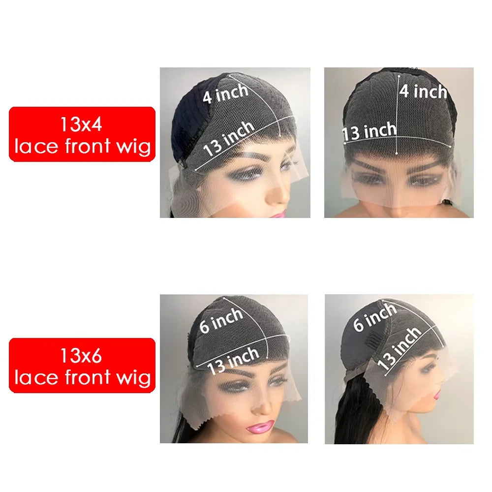 250% Density 30 Inch Body Wave 13x4 13x6 HD Lace Frontal Human Hair Wig For Women Burmese Glueless Front Wig Pre Pluck