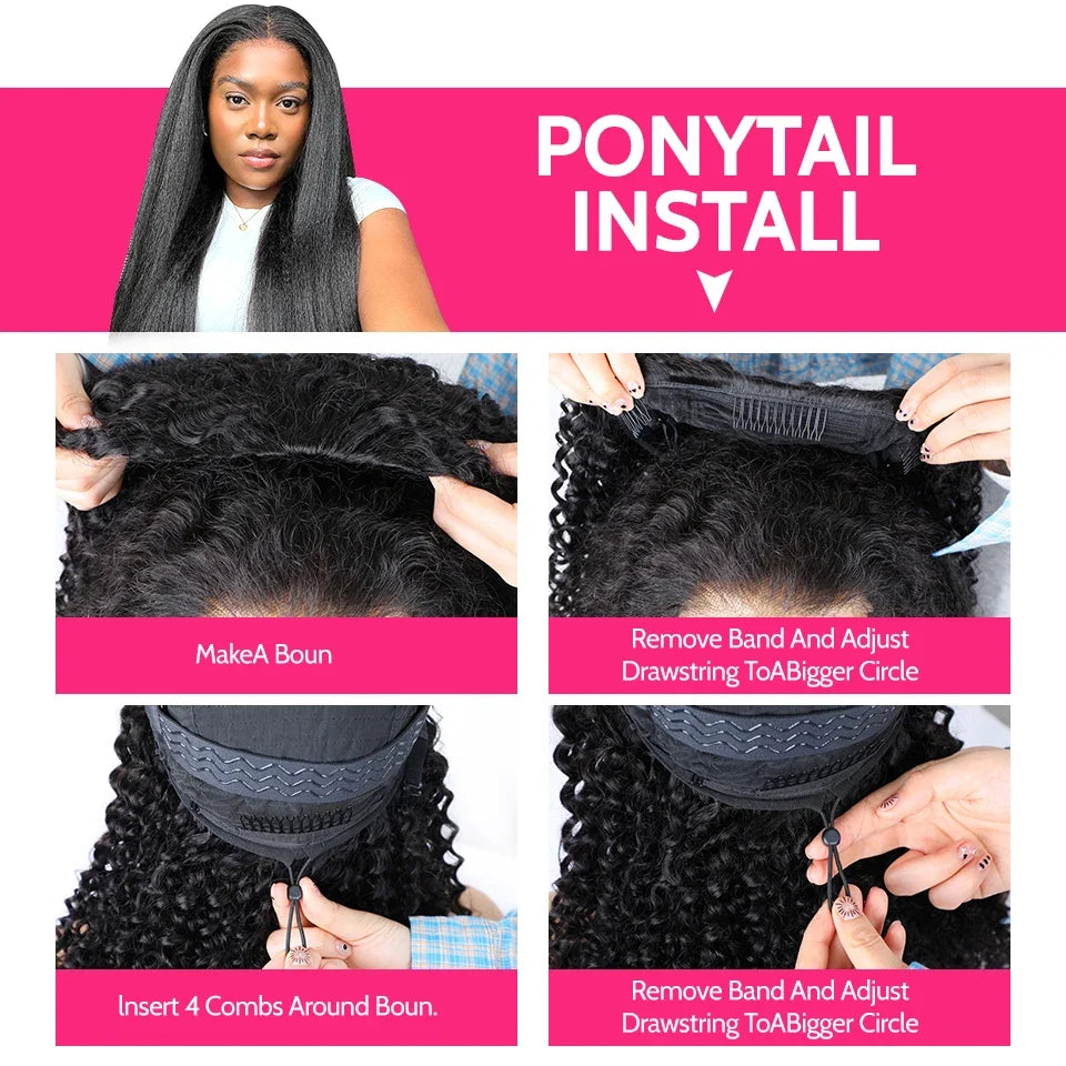 Kinky Straight Easy Wear Wig