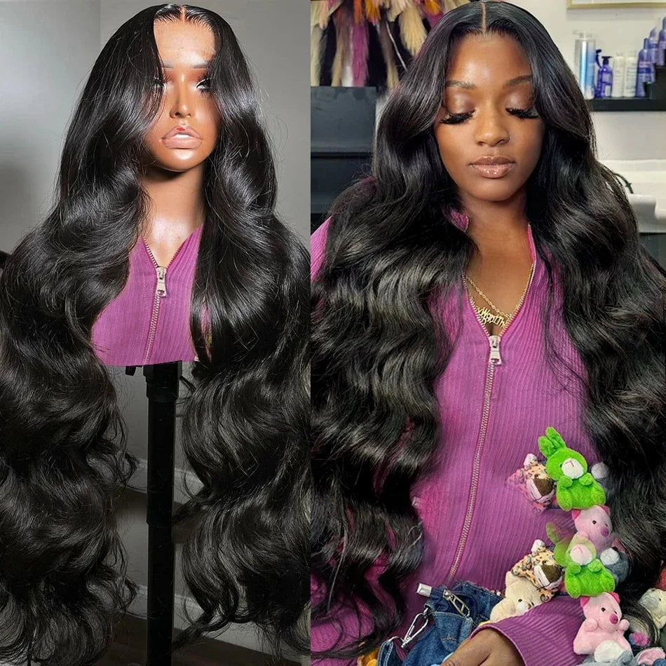 250% Density 30 Inch Body Wave 13x4 13x6 HD Lace Frontal Human Hair Wig For Women Burmese Glueless Front Wig Pre Pluck