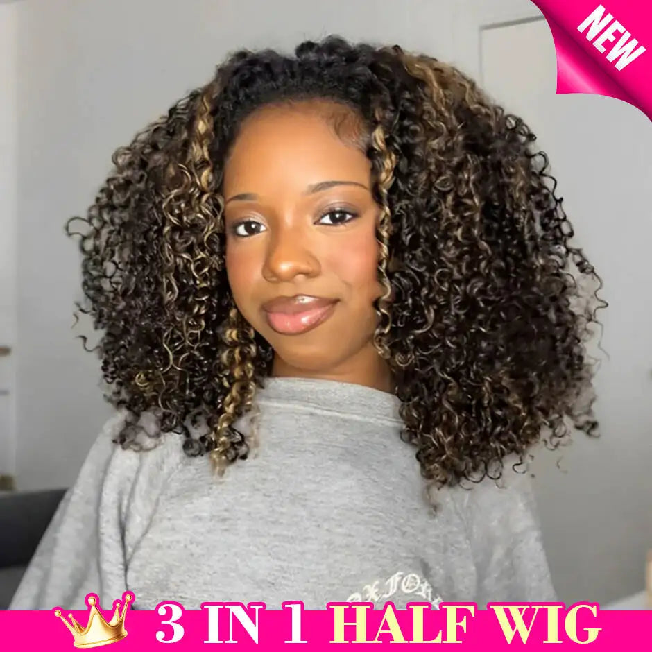 Easy Flip Kinky Curly Wig