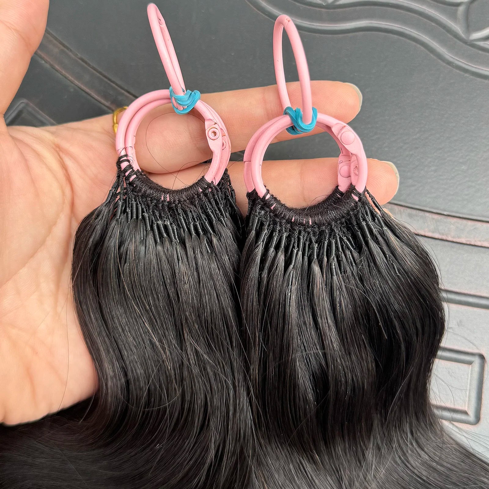 Feather Crochet Human Hair Pre-Separated Curly Bulk Hair for Braiding Human Hair Knotless Crochet Hair Extensions 14-18inch