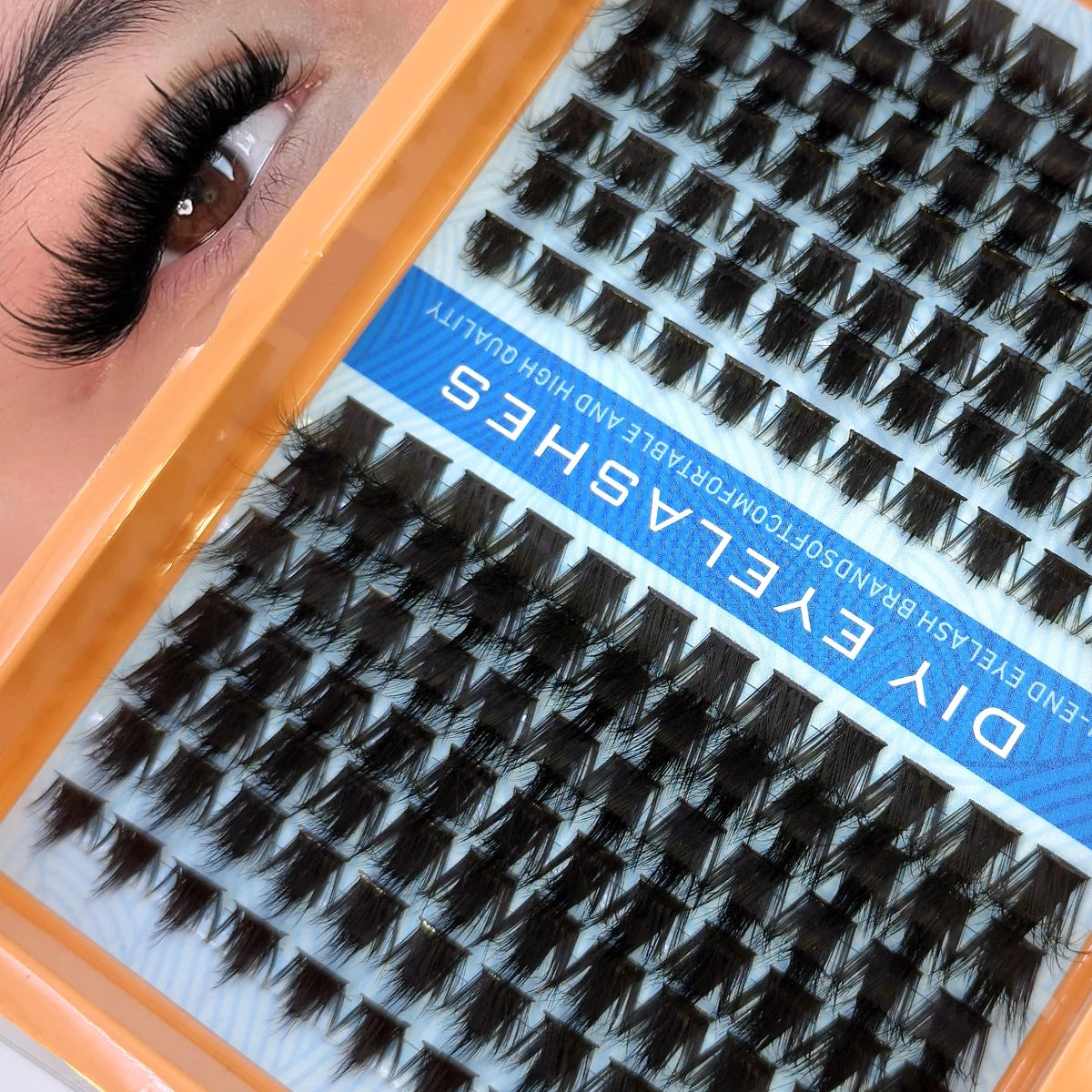 Manga Lash Clusters lower Wispy Eyelash Clusters with Spikes Anime Cluster Eyelash   Fairy Individual Lashes CC Curly Lash