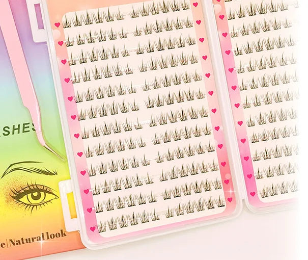 Large Capacity 384 pcs  False Eyelashes Extension Lash Cluster For Beauty