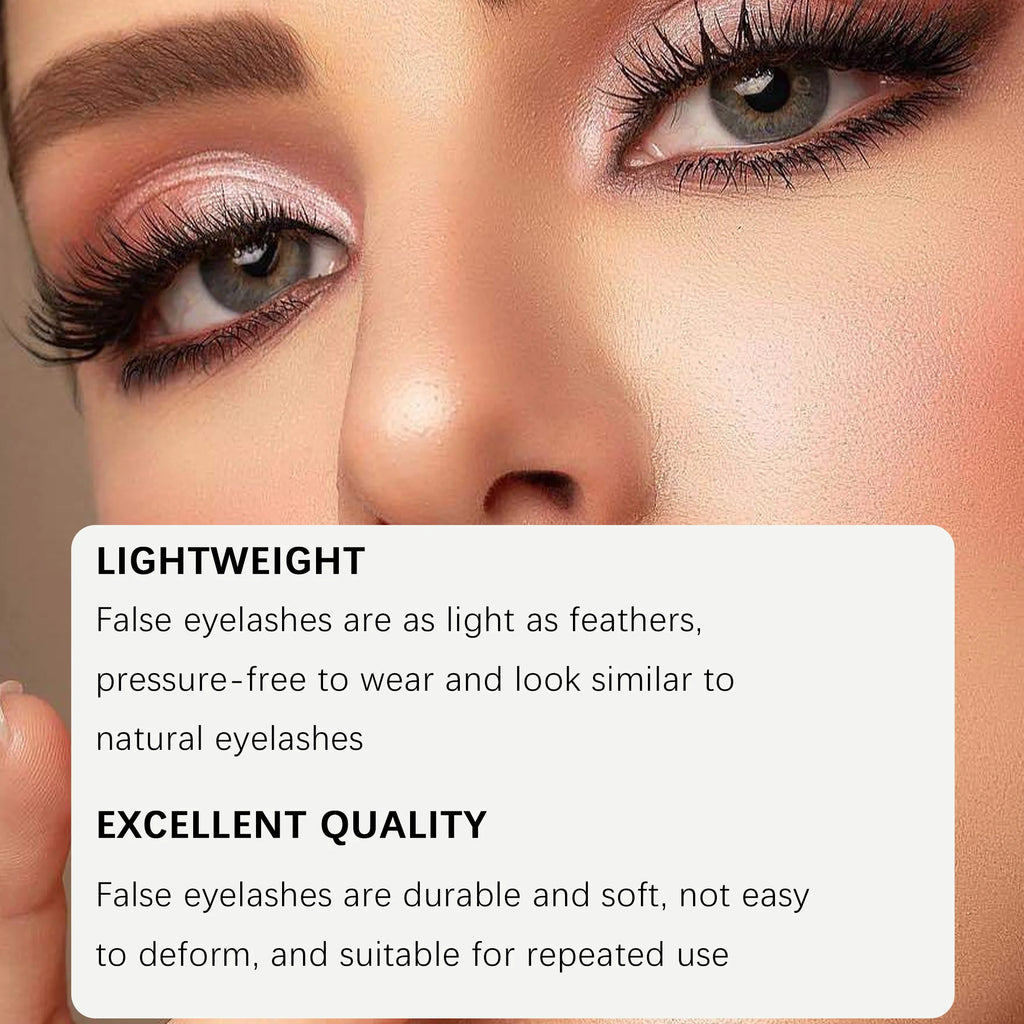 LASHVANA Lash Clusters Kit DIY Lash Extension Kit Individual Lashes Cluster with Lash Bond & Seal & Remover EyeLashes Extension