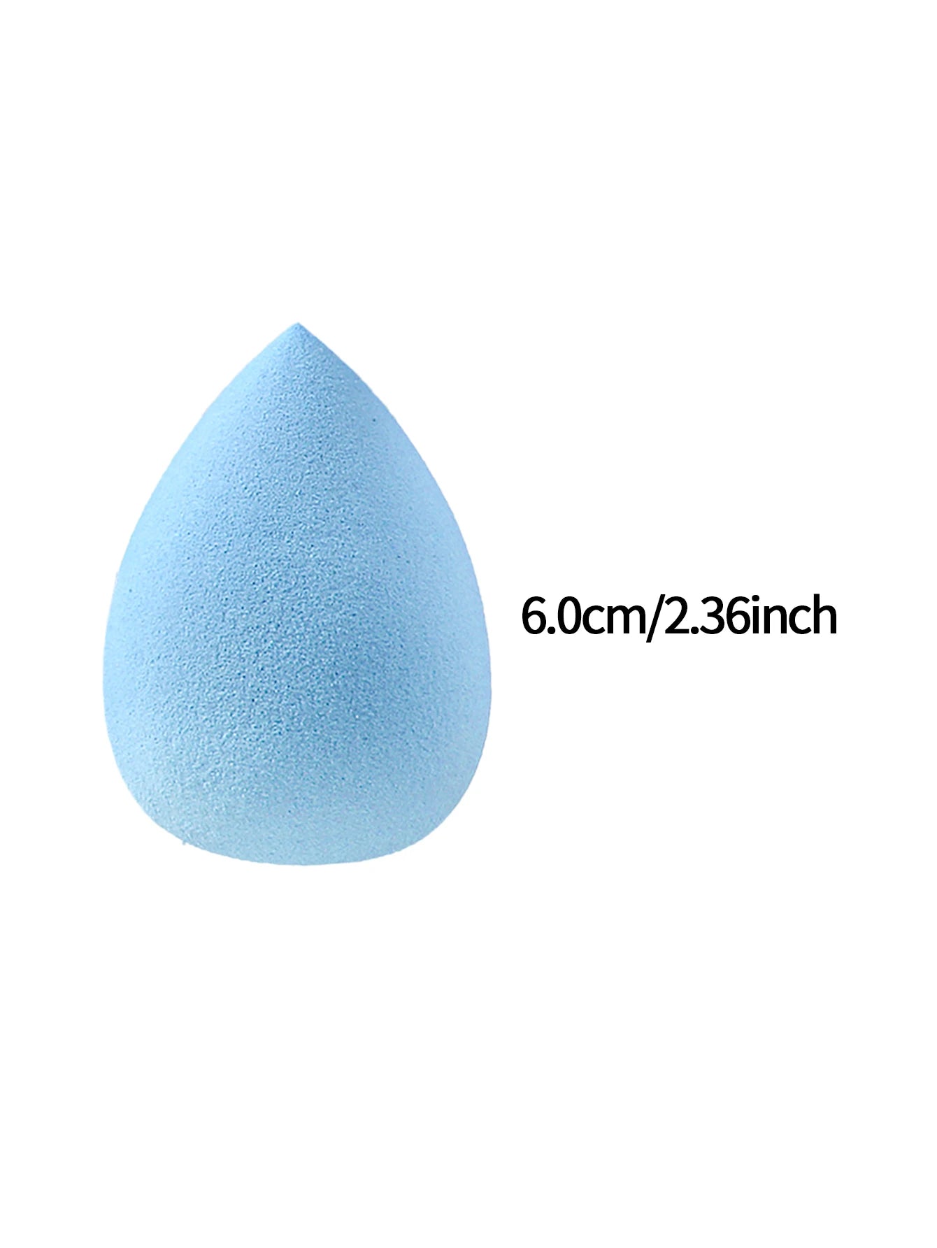 6Pcs Blue Makeup Sponges Super Soft High Resilience Cosmetic Puff Wet And Dry Use