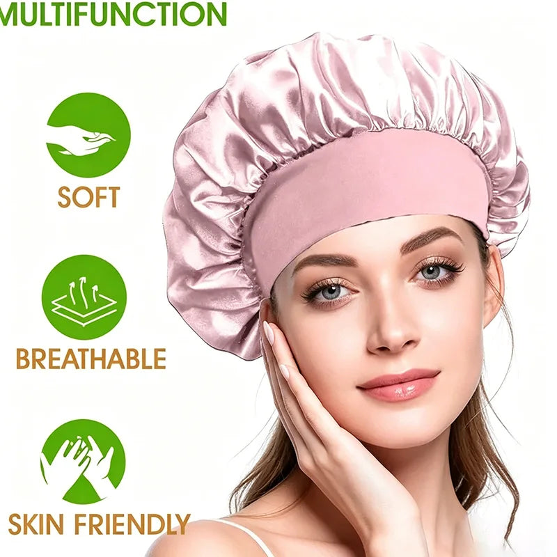 Silk Hat Satin Hat Bonnets for Women Hair Bonnet for Sleeping Hair Night To Sleep Bonnets Silk YM01