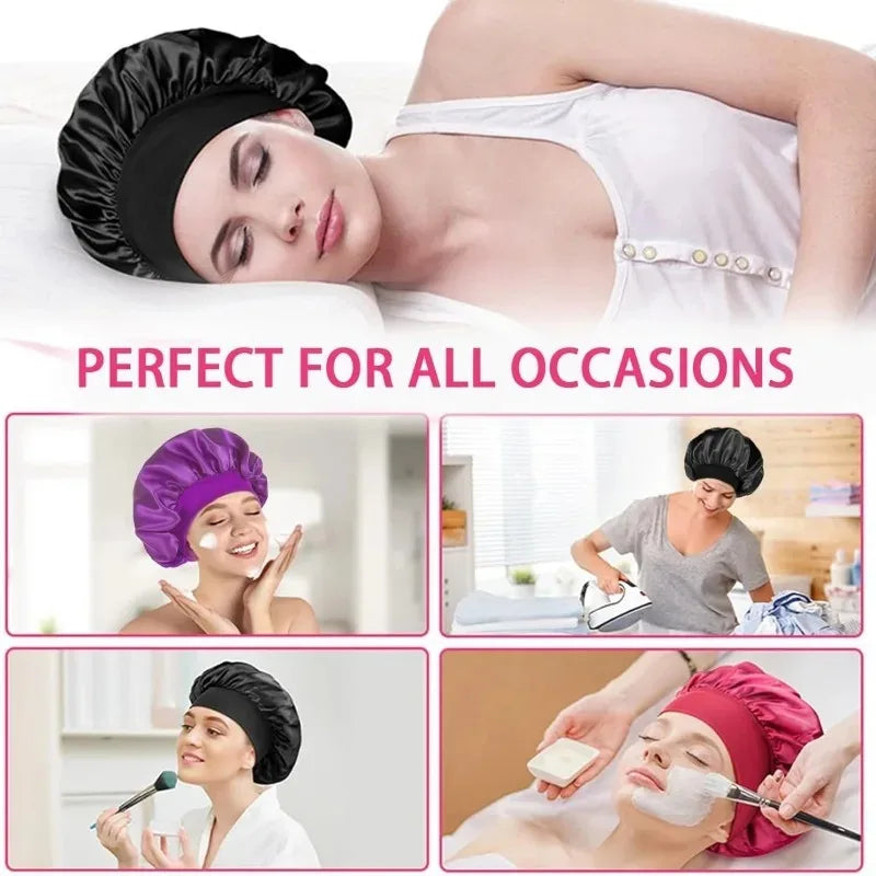 Silk Hat Satin Hat Bonnets for Women Hair Bonnet for Sleeping Hair Night To Sleep Bonnets Silk YM01