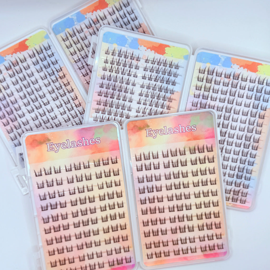 Large Capacity 384 pcs  False Eyelashes Extension Lash Cluster For Beauty